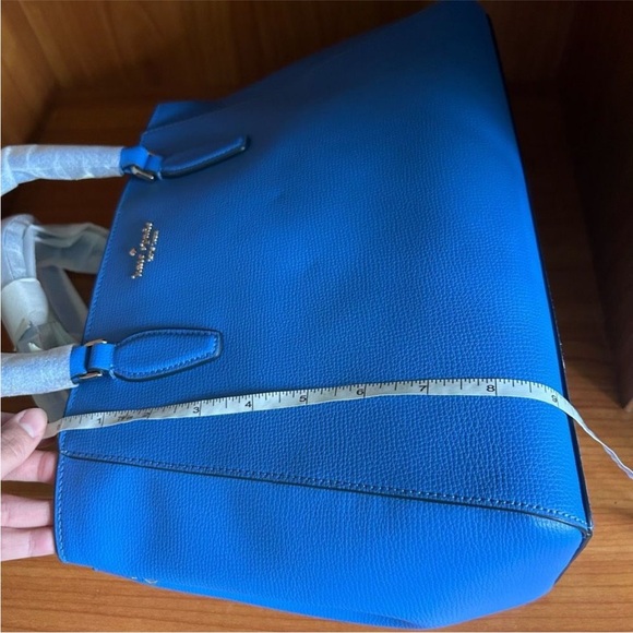 NWT Kate Spade Refined Grain Blue Satchel - Picture 10 of 10